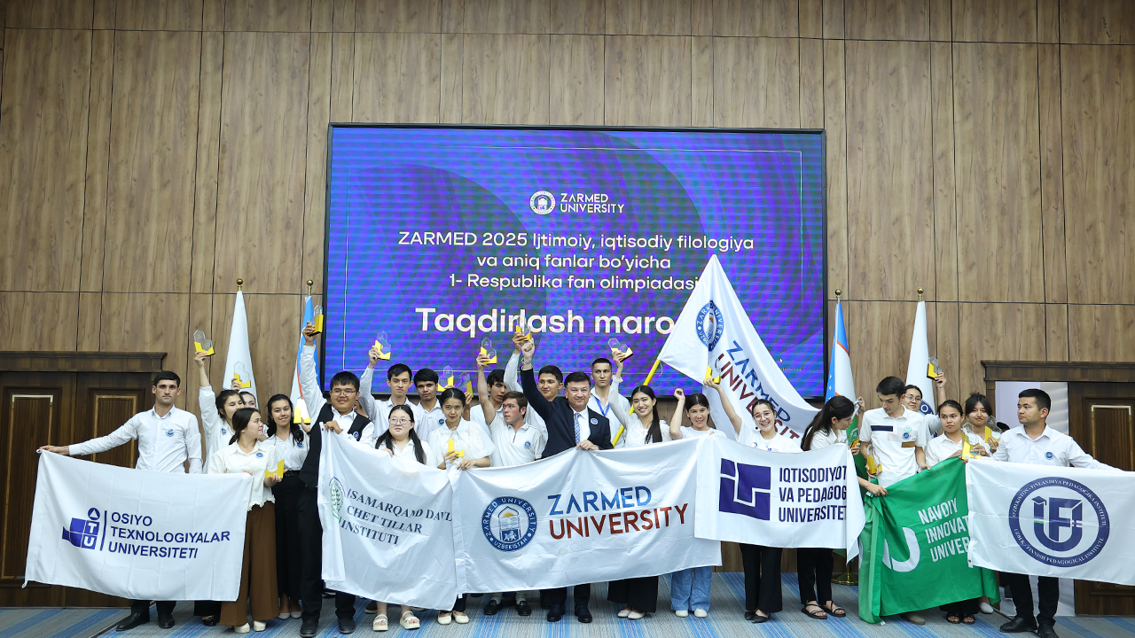ZARMED University'da 1-Respublika fan olimpiadasi!